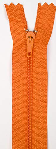 Jajasio 3 Stk. Reißverschlüsse nicht teilbar 3mm Spirale in 39 Farben orange 16cm nicht teilbarer Reißverschluss