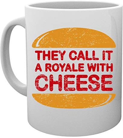 Royale With Cheese Kaffeebecher Tassen Mug Cup
