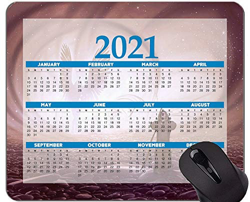 2021 Kalender Mauspad, Monk Angel Pray Mauspads
