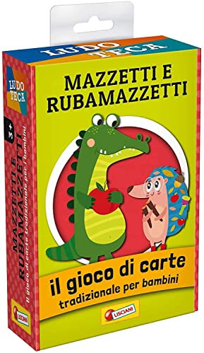 Liscianigiochi, Ludoteca Le Carte dei Bambini Mazzetti e Rubamazzetti Gioco di società, Multicolore, 85804