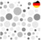 Little Deco 86 Kreise Wandtattoo Kinderzimmer Punkte Wandsticker Set Aufkleber Wanddeko Spielzimmer Babyzimmer Kinder Schlafen Grau DL608