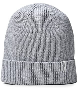 JACK & JONES Herren Jacbrink Ln Beanie M TZE, Light Grey Melange/, Einheitsgröße EU