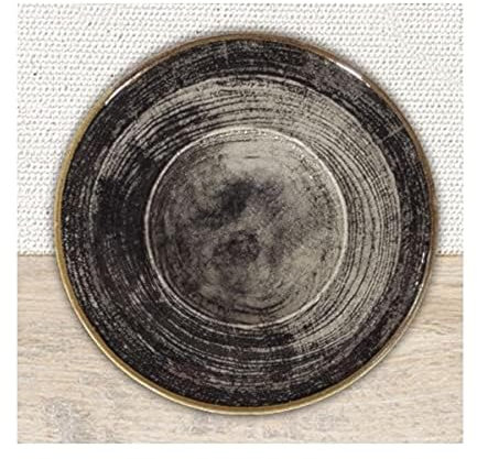Saturnia BLACK ROUND PIATTO FONDO 23cm