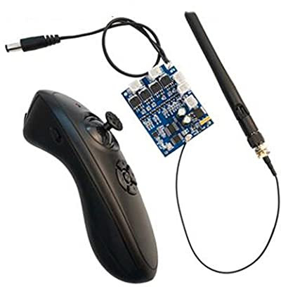 YLLLLY 1Set RC Bait Boat Transmitter Receiver Kit Cruise Control System Gyro Dringing Gerade Fernbedienung für DIY Modifizierte Teile, Zubehör für Futterboote. (Color : Full kit)