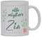 PrintedGift Tazza Mug per Zia - Tazza Alla Migliore Zia - Idea Regalo - Bianca, in Ceramica - 300 ml