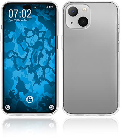 PhoneNatic Case kompatibel mit iPhone 14 Hülle Silikon Crystal Clear Cover