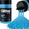 Hemway Premium Glitter Shaker - Ocean Blue | Microfine Metallic Flake Sequins for Resin & Epoxy Crafts | Craft Supplies for Tumblers, Festival, Hair, Face, Body, Eye & Nail Art | 125 g