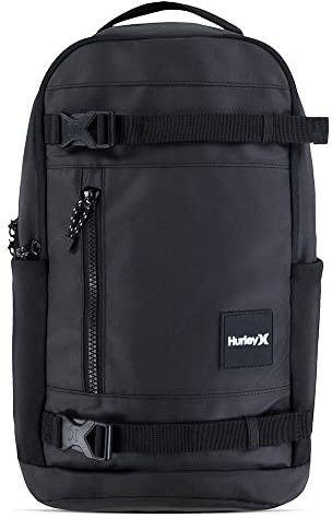 Hurley Mochila de Transporte Hrla Board, Hombre, Black, 19”H X 11”W X 7”D