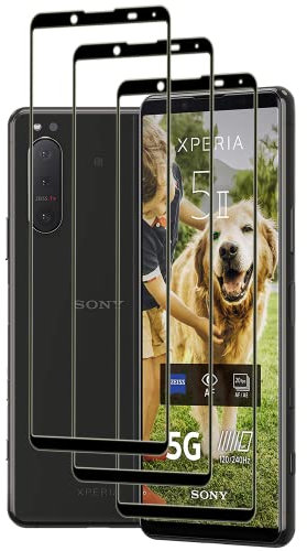 Vuciya [Pack of 3 Screen Protector kompatibel mit Sony Xperia 5 II panzerglas,9H Härte Tempered Glass,Anti-Kratzen, Anti-Bläschen,HD Klar,for Sony Xperia 5 II