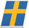 3D Auto Metall Alu Logo 3D Aufkleber R Design Emblem Abzeichen Badge für Volvo S40 S60 S80 V40 V50 V60 S90 C30 XC40 XC60 XC70 XC90 (Flag of Sweden)