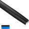 NewL Premium Satin Matt Chrom Ice Metallic Vinyl Folie Auto Folie Aufkleber Luftblasenfrei DIY Motorrad Handy Aufkleber Zubehör (Schwarz, 50 cm x 150 cm)