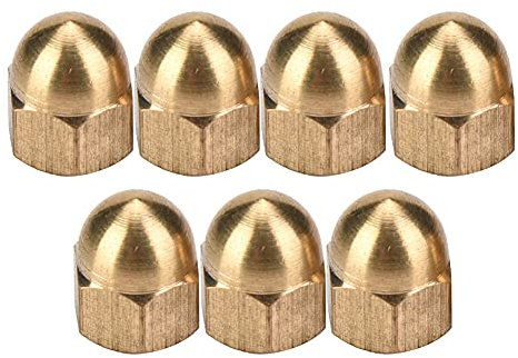 20Pcs Kit de Tuercas de Sombrerete, M5 Tuerca Ciega Tuercas de Bellota de Latón Juego de Tuercas Hexagonales