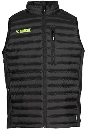 Apache Mens Picton Stretch Featuring Recycled Polyester Baffles GILET M, Black, M UK
