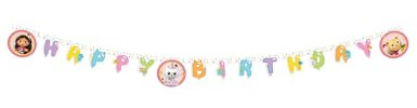 Gabby's Dollhouse FSC Paper Party Letter Happy Birthday Banner
