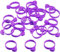 50 Pcs Icing Bag Ties, Silicone Pastry Bag Ties Decoration Bag Ties Reusable Piping Pastry Bag Ties Cake Decorating Clips for Cupcakes Cookie and Pastry Seal