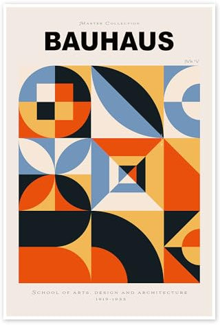 Bauhaus Nr. 5 Poster 70 x 100 cm Wandbilder Wanddeko