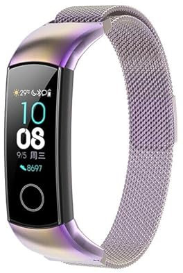 Panda Bobo Bracelet de rechange en métal milanais pour Huawei Honor Band 4/5