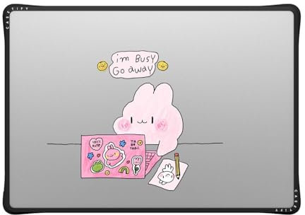 CASETiFY Impact MacBook Pro 16 Zoll (2021 & 2023) Hülle [verbessertes Schutzecken-Design, Belüftungsausschnitte, rutschfester Griff] – Ich bin beschäftigt