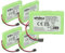 vhbw 5X Akku kompatibel mit Telekom/T-Sinus 45M schnurlos Festnetz Telefon (500 mAh, 3,6 V, NiMH)