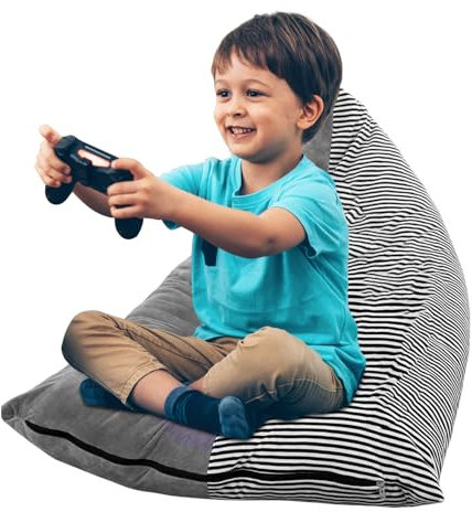 SPORWAY Sitzsack Kinder: Kuscheltier Aufbewahrung Sitzsack Kinder Spielzeug Stofftier Aufbewahrung Sitzsack Faltbar, Extra Groß Sitzsäcke Stühle Sofa-Sitz, 200L Sitzsack Ohne Füllung