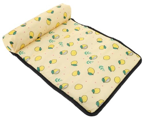 Milisten Selbstkühlende Kühlmatte Für Haustiere Mit Süßem Cartoon-Muster Leichte Und Tragbare Abkühlung Für Kleine Und Mittelgroße Katzen Und Hunde Für Heiße Sommertage