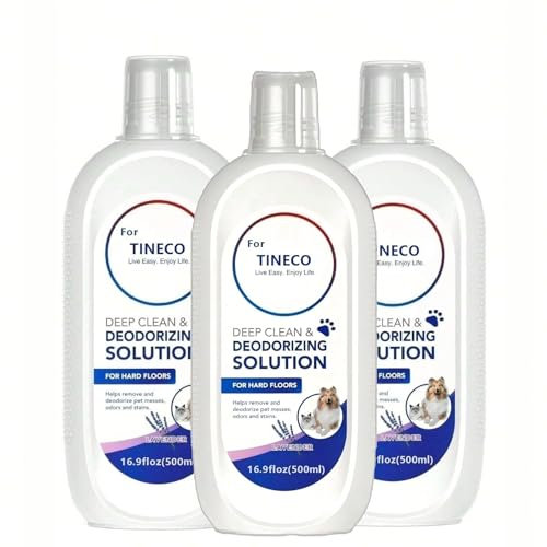 MVVZYWLY Floor Cleaning Solution - Deep Cleaning Multiple Hard Floors - Lavender Scent - 500ml - 16.9 Fl Oz, Compatible With Tineco IFloor 2/3 Breeze, FLOOR ONE S3/S5/S5 Pro 2/S6/S7 Pro(3pc)