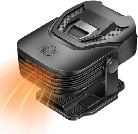 Generisch Calefacción portátil para Coche, 12 V, descongelante de Parabrisas, Ventilador de calefacción para Parabrisas de Coche, con 2 Modos para, Camiones