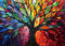 yoofun Puzzle-Tree of Life-1000 Pieces Stained Glass Puzzle, Colorful Tree of Life Jigsaw Puzzle 1000 Pieces, Impossible Hard Challenge Puzzles for Adults