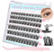 CALAILIS Selbstklebende Wimpern Wimpern Extensions Set Mit Pinzette Selbstklebende Wimpern Ohne Kleber 72Pcs D Curl Wimpern Selbstklebend Presse auf Wimpern Pre Kleber Wimpern (ZBP10, 10-16mm)