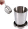 Doukesh 150ML Tazza Pieghevole in Acciaio Inossidabile Bicchiere Pieghevole Tazza Telescopica Coppa In Metallo Da Campeggio per Picnic Escursionismo (M)