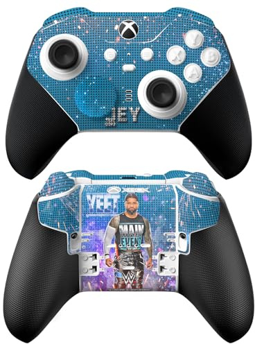 Head Case Designs Offizielle WWE Portrait Jey USO Vinyl Haut Gaming Aufkleber Abziehbild Abdeckung kompatibel mit Xbox Series X & S Elite Wireless Controller Series 2