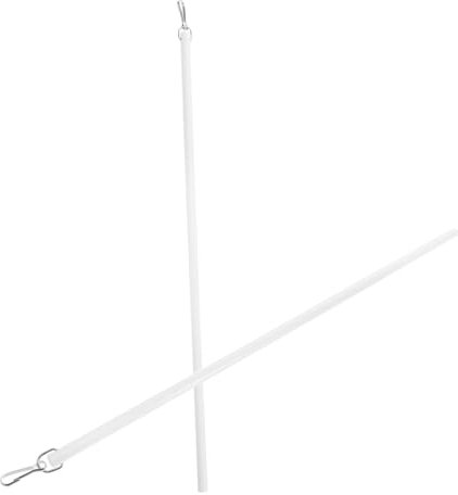 DECHOUS 2pièces Lot De Tiges De Store Acrylique Transparent Avec Crochets Pour Tirer Rideaux Et Ajuster Fenêtres Manuellement