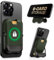 SUPCASE for MagSafe Wallet with Stand, Magnetic Wallet for Men Women, [Hold 6 Cards] [RFID Blocking] [Strong Magnetic Lock] Phone Stand Card Holder for iPhone 16/15/14/13/12 Series, Battle Green