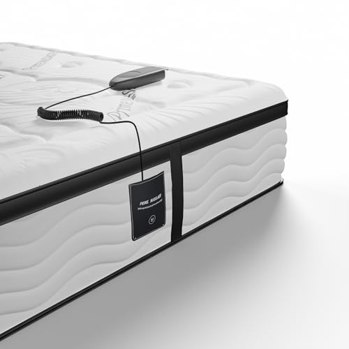 Prime Massage Mattress - 3000 Gel Pocket, 12-Inch Depth, Pillow Top Memory Foam, Temperature Regulation, Luxury Comfort (Double)