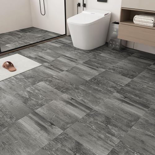 Decotalk Piastrelle Adesive Pavimento Effetto Legno Grigio Garage 30X30cm 30Pezzi 2.7m² Adesivi Per Piastrelle Pavimento Bagno Impermeabile Stickers Rivestimento Pavimenti Adesivo Per Cucina Soggiorno