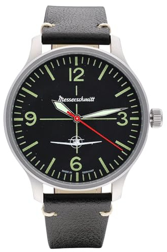 Messerschmitt Herren-Fliegeruhr DayDate Schwarz ME-6332-108