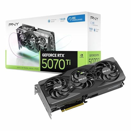 PNY Triple GeForce RTX 5070 Ti OC 16GB GDDR7 256Bit HDMI/DP Grafikkarte