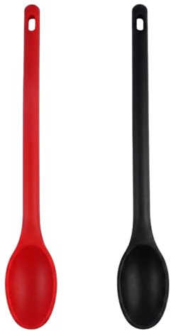 2 Piezas Cuchara Silicona Cocina, Cucharones de Cocina Silicona