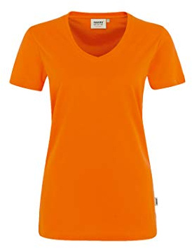 HAKRO Damen T-Shirt Performance - 181 - orange - Größe: 4XL
