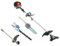 GrecoShop Decespugliatore multifunzione 4 in 1 a scoppio con tagliasiepi, troncarami e motosega – Motore 52cc 2 tempi, testina doppio filo e disco a 3 denti in acciaio