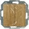 Kopp Milano 618530085 Interrupteur Mural en Bois de chêne 10 AX 250 V Finition huilée