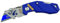 IRWIN 10507695 Couteau Pliant Plastique avec Lame bi-métal, Bleu/Argent