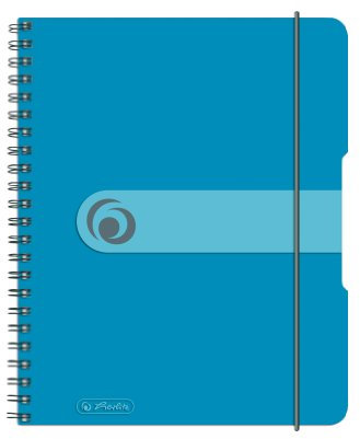 Herlitz Collegeblock easy orga to go A5, hellblau, kariert, 160 Seiten, 2 Stück
