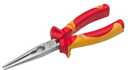 Genuine 1x NWS VDE Long Nose Chain Pliers 205 mm Cable Wiring Tool Accessory ...