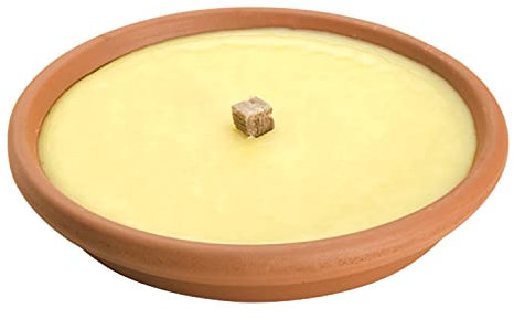 Papillon 8045210 Bougie Anti moustiques à la citronnelle dans Un bougeoir en Terre Cuite 16 cm/190 g