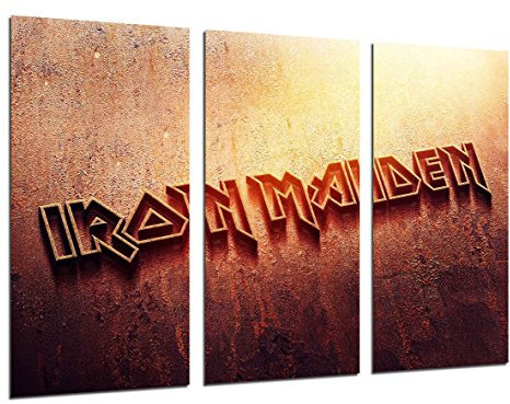 Wandbild - Iron Maiden, Rock, Musik, 97 x 62 cm, Holzdruck - XXL Format - Kunstdruck, ref.26269