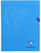 Clairefontaine 323311C Un Cahier Agrafé Mimesys Bleu - 24x32 cm - 48 Pages Grands Carreaux - Papier Blanc 90 g - Couverture Polypro