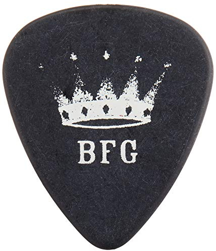 JIM DUNLOP Plektrum R. Willy Nylon, Schachtel aus Metall mit 6 Stück, Weiß und Schwarz, Stark