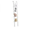 SoBuy FRG15-W Wandregal mit Vier Böden Badregal Leiterregal Standregal Bücherregal Breit: 33cm weiß