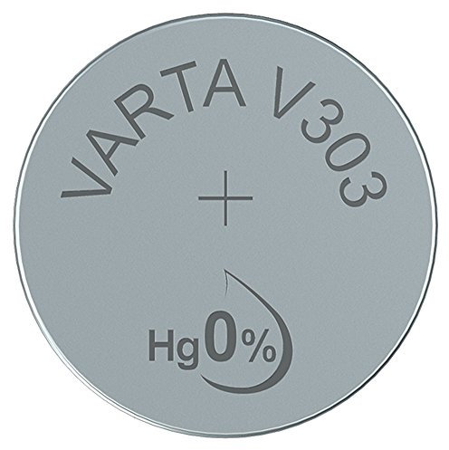 VARTA 14501303 - Knopfzellen-Batterie V303 mit 1,5 Volt, Kapazität 170 mAh, chemisches System Silberoxid, für elektronische Alltagsgeräte zur Sicherstellung einer optimalen Energieversorgung